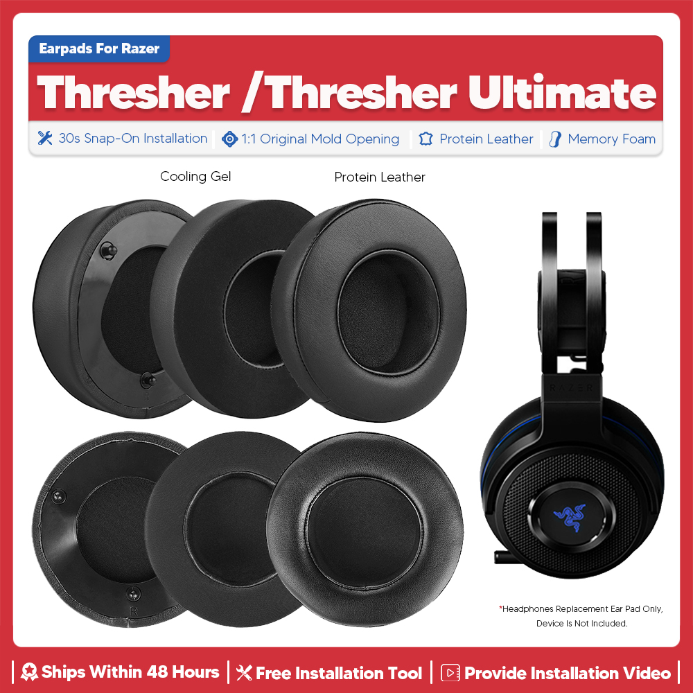 Gaming Accessories Headset - Replacement Ear Pads For Razer Thresher