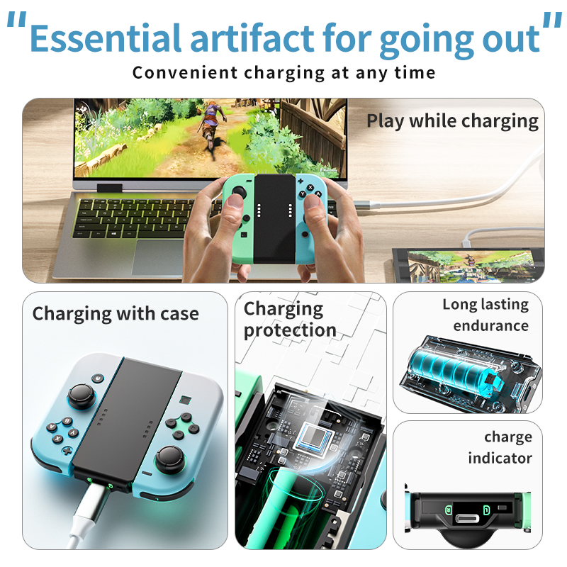 AOLION Portable Switch Joncon  - Gaming Accessories Nintendo ulasan dan harga
