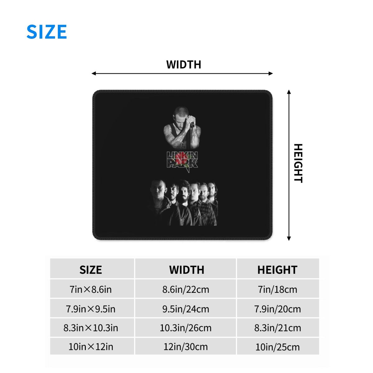 Multi-size Mouse Pad L-Linkin  - Gaming Mouse Pad Xl ulasan dan harga