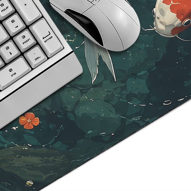 Mouse Pad Dark Koi Pond Gamer  - Gaming Mouse Pad Xl ulasan dan harga