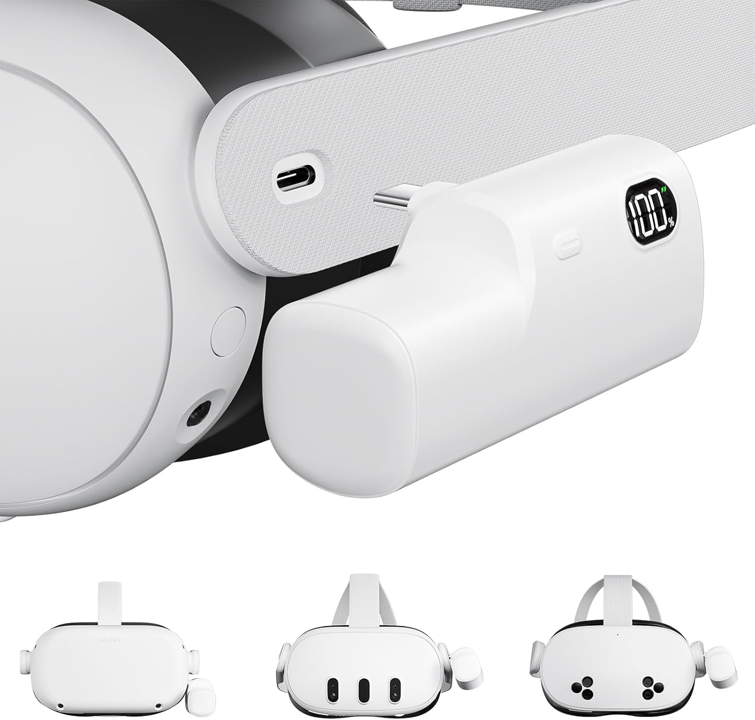 Battery Pack for Meta Quest 3/ - Gaming Accessories Headset ulasan dan harga
