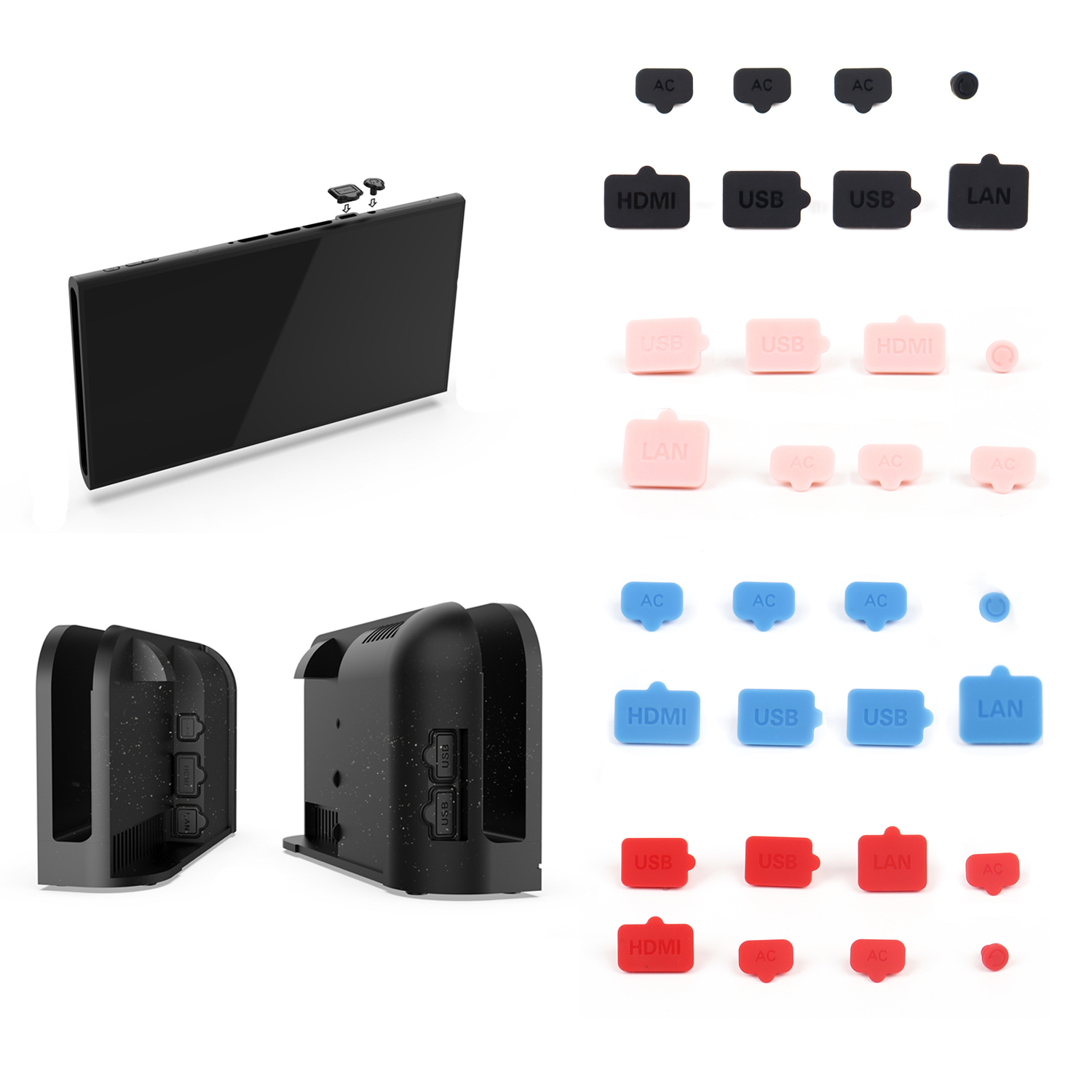 Anti-Dust Plug Silicone USB HD - Gaming Accessories Nintendo ulasan dan harga