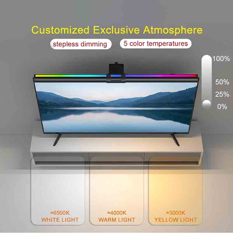 RGB Light 60/80cm Game Atmosph - Monitor Light Bar ulasan dan harga