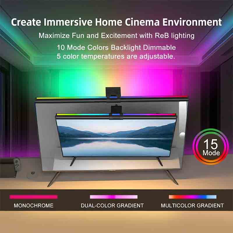 RGB Light 60/80cm Game Atmosph - Monitor Light Bar ulasan dan harga