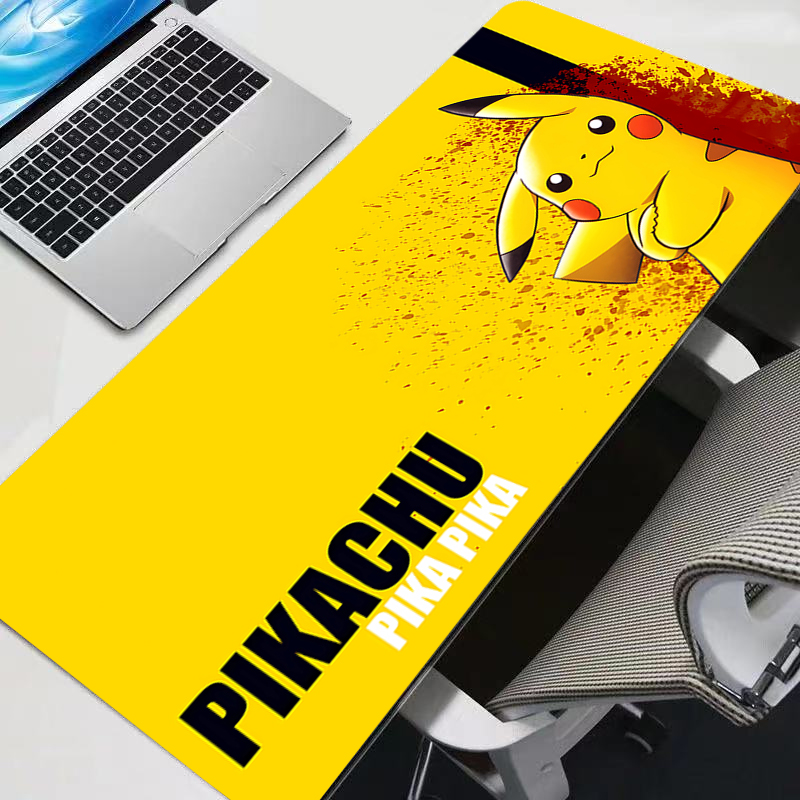 Mouse Pad Large P-Pikachu Rubb - Gaming Accessories For Setup ulasan dan harga