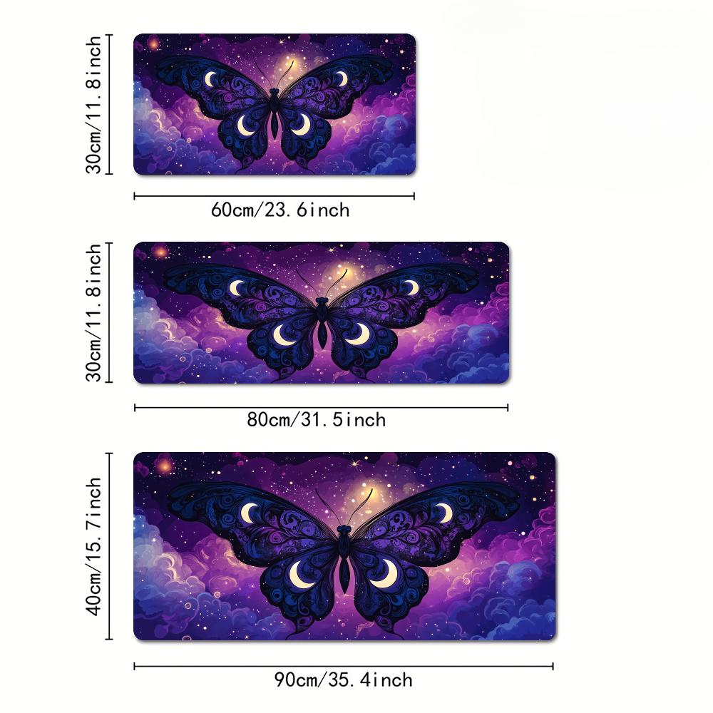 Elegant Night Butterfly Mouse  - Gaming Mouse Pad Xl ulasan dan harga