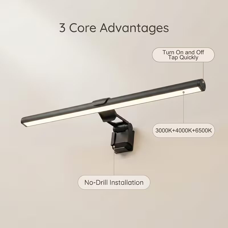 USB Powered Dimmable Monitor L - Monitor Light Bar ulasan dan harga