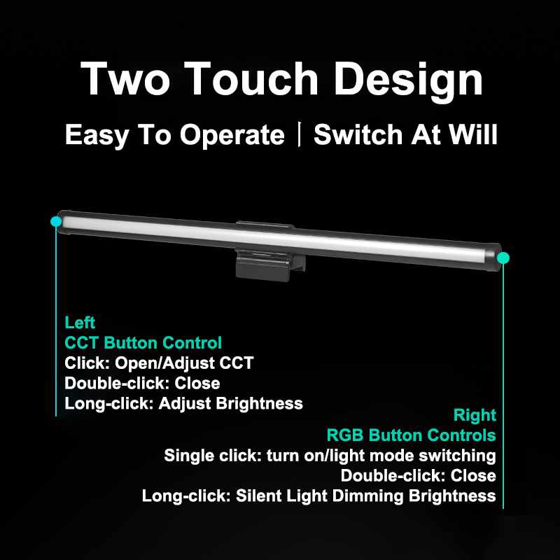 30CM Screen Hanging Lights Mon - Monitor Light Bar ulasan dan harga