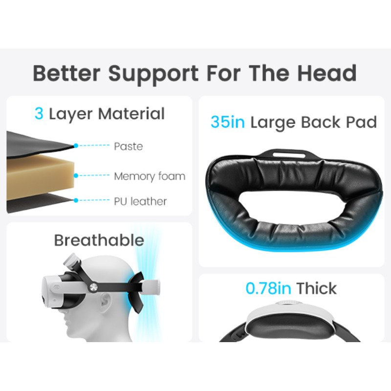 BEBONCOOL Adjustable Head Stra - Gaming Accessories Headset ulasan dan harga