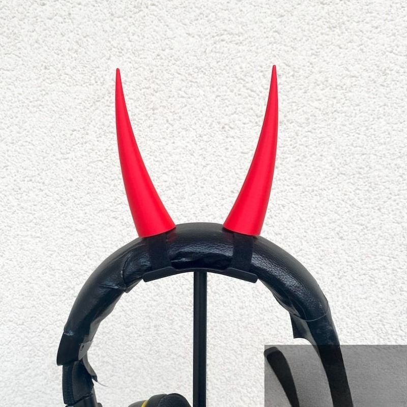 Red Devil Fiend Horns Headset  - Gaming Accessories Headset ulasan dan harga