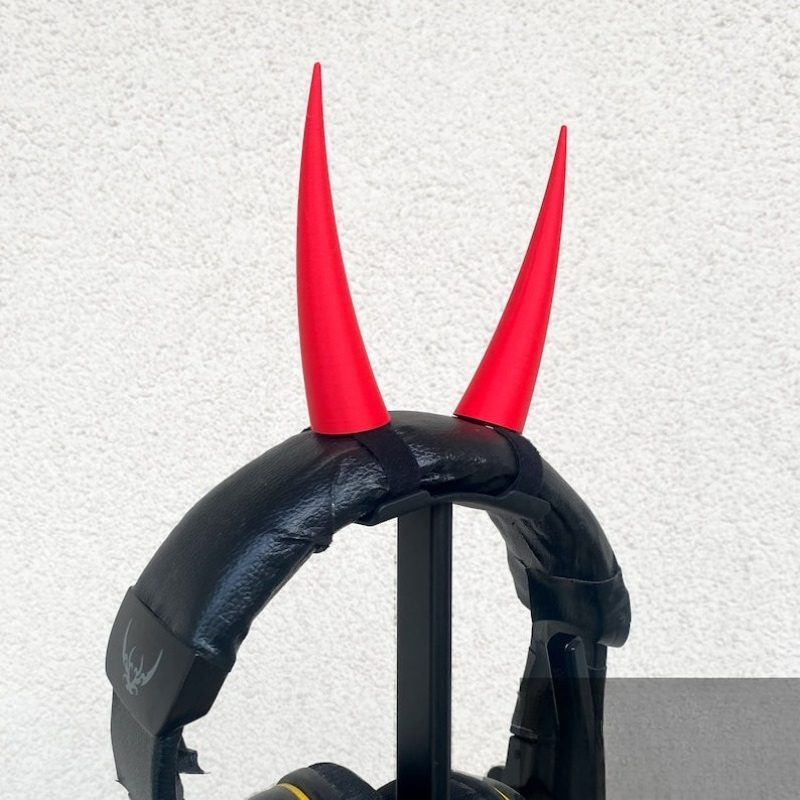 Red Devil Fiend Horns Headset  - Gaming Accessories Headset ulasan dan harga