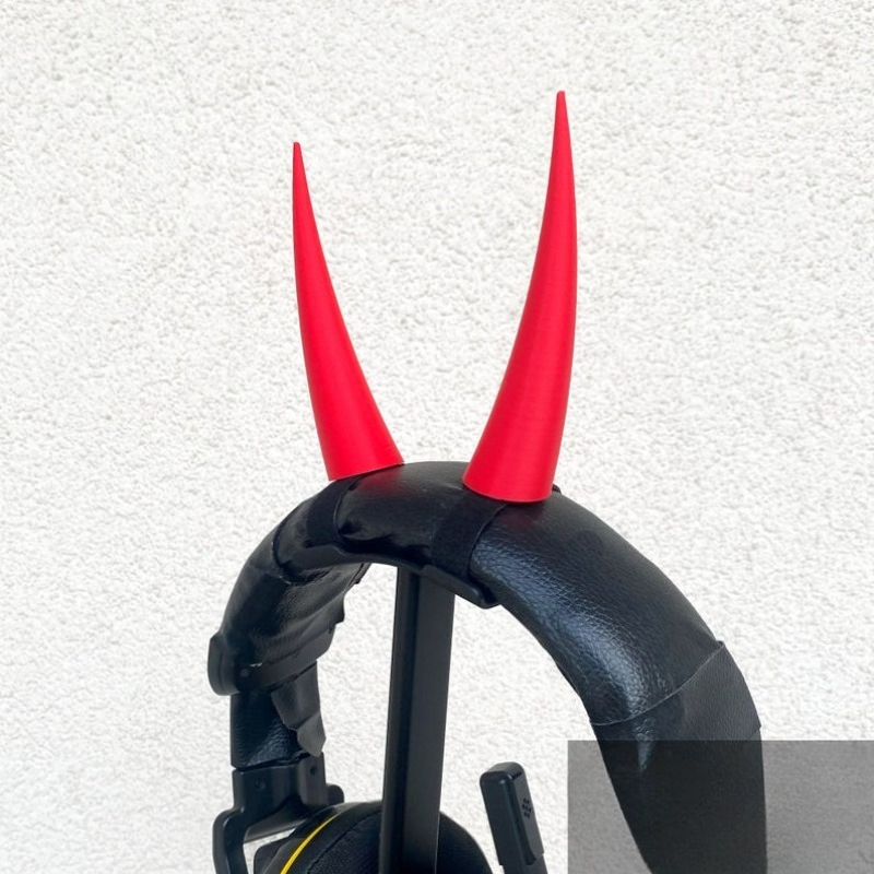 Red Devil Fiend Horns Headset  - Gaming Accessories Headset ulasan dan harga
