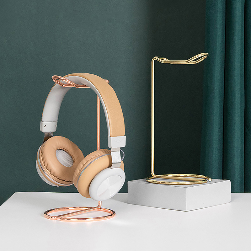 1pc Iron Line Headphone Stand  - Gaming Accessories For Setup ulasan dan harga